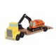Melissa & Doug Digger & Low Loader Wooden Vehicle Set (3 pcs)
