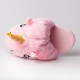Cute Soft Plush Unicorn Slippers Fleece House Shoes for Winter, Plush Lounge Footwear, Closed Back