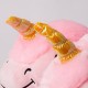Cute Soft Plush Unicorn Slippers Fleece House Shoes for Winter, Plush Lounge Footwear, Closed Back