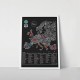 Scratch Map Gourmet Edition, Personalised Food Map Poster of Europe, Travel Gift