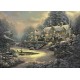 Schmidt Spiele 59469 Winter in Lamplight Manour Puzzle (2 x 1000