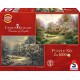Schmidt Spiele 59469 Winter in Lamplight Manour Puzzle (2 x 1000