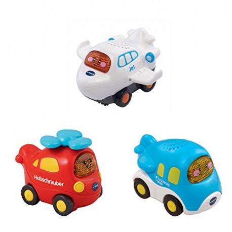 Vtech Baby 205839&nbsp;–&nbsp;Tut Tut Car Set 13, Helicopter, Plane, Jet