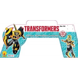 Rubie's Official Transformers Bumble Bee Deluxe Boys Fancy Dress Superhero Kids Childs Costume