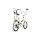 Raleigh Chopper Kids' Kids Bike White, 14 inch aluminium frame, 1 speed aluminium v