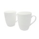 Unbranded P1160116 Squat Mugs, Porcelain, White, 12 oz, Pack of 12