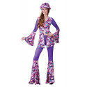 Bristol Novelty AC755 Groovy Hippy Woman Costume, Size 10