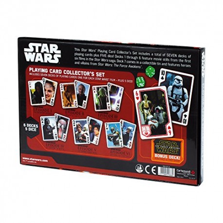 Cartamundi Star Wars Force Awakens Playing Cards Collectors Set (Multi