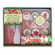 Melissa & Doug Slice and Bake Wooden Christmas Cookie Play Food Set