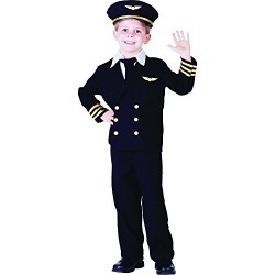 Dress Up America Little Boy Pilot Jacket costume Set