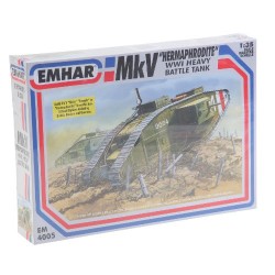 Emhar 1/35 WW I EM4005 MK. V Tank Buildable in 3 versions