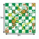 Garden Games Giant Snakes and Ladders Game 3 Metres x 3 Metres PVC Durable Mat and 2 Inflatable Dice