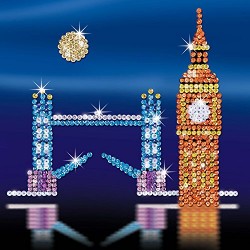 Sequin Art Style London Skyline