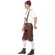 Smiffy's Adult Men's Brad Wurst Costume, Lederhosen, Shirt and Hat, Funny Side, Serious Fun, Size M, 43399