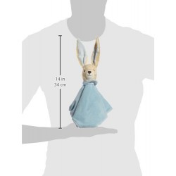 Steiff Hoppel Rabbit Comforter (Blue, 28cm)