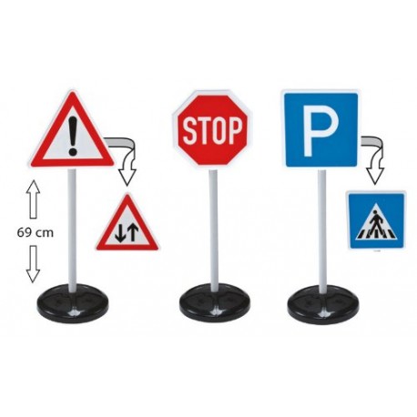 BIG 27 x 12 x 71 cm Traffic Signs