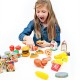 Mamatoy MMA08000 – Funnytoy Dinner’s ready!, 100 assorted plastic play food