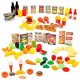 Mamatoy MMA08000 – Funnytoy Dinner’s ready!, 100 assorted plastic play food