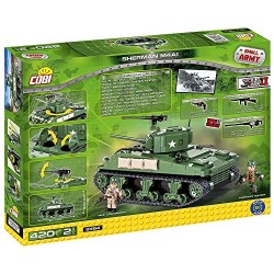 Cobi 2464 Sherman M4A1 Small Army WWII 400 Building Bricks