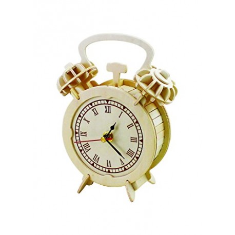 NiXiM real working CLOCK 3D puzzle, wooden educational and creative construction set