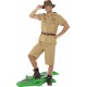 Smiffy's Adult Men's Safari Man Costume, Shirt, Shorts, Belt and Hat, Icons and Idols, Serious Fun, Size M, 41044
