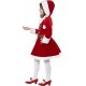 Smiffy's Children's Little Miss Santa Costume, Dress, Santa,Size