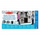 Melissa & Doug Wooden Chef’s Pretend Play Toy Kitchen With “Ice” Cube Dispenser – Charcoal