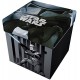 Star Licensing Disney Lucas Star Wars Storage Stool with Cushion, Polyester, multicoloured, 32 x 32 x 32 cm