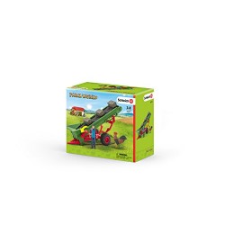 Schleich 42377 Farm Life Hay Conveyor with Farmer Playset