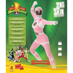 Rubie's Official Pink Ranger 2nd Skin, Adult Costume
