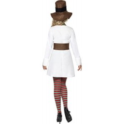 Smiffy's Women's Miss Snowman Costume, Dress, Hat, Scarf & Belt, Snowman, Size