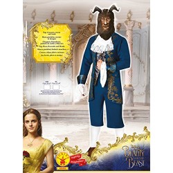 Men's Beast Fancy Dress Beauty and the Beast Disney Movie Book Adults Costume Standard