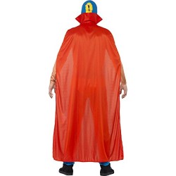 Smiffy's Adult Men's Mexican Wrestler Costume, Cape, Leggings, Attached trousers and Mask, Around the World, Serious Fun, Size L