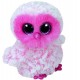 TY 36858&nbsp;Twiggy, Owl Glitter Eye, Glub Schi's Beanie Boo's, Pink, White, 42&nbsp;cm