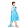 Girls Fancy Elsa Frozen Princess Dress Set