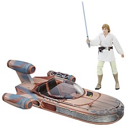 STAR WARS The Black Series Luke Skywalker Land Speeder Figure