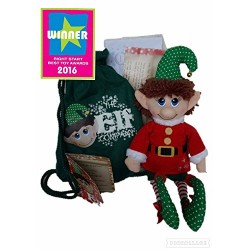 The Elf 01 Boy Plush Toy with A Sack/Letter from Father Christmas
