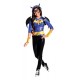 Batgirl Deluxe Costume, Kids DC Super Hero Girls Outfit, Medium, Age 5