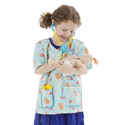 Melissa & Doug Paediatric Nurse Role Play Costume Set (8 pcs)