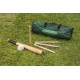 Traditional Garden Games Rounders Set In Canvas Carry Bag