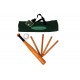 Traditional Garden Games Rounders Set In Canvas Carry Bag