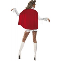 Smiffy's Women's Elvis Viva Las Vegas Costume, Dress & Cape, Size