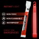 Cyalume SnapLight Red Glow Sticks – 6 Inch Industrial Grade, Ultra Bright Light Sticks with 12 Hour Duration (Pack of 100)