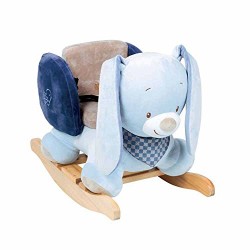 Nattou Alex and Bibou Collection Rocker, Bibou the Rabbit