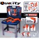 deAO Workshop and Tools Carrycase Playset Mechanic Work Bench with Fold Up Design Includes Multiple Accessories and Electric Dri