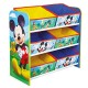 Disney Mickey Mouse Kids Bedroom Storage Unit with 6 Bins by HelloHome