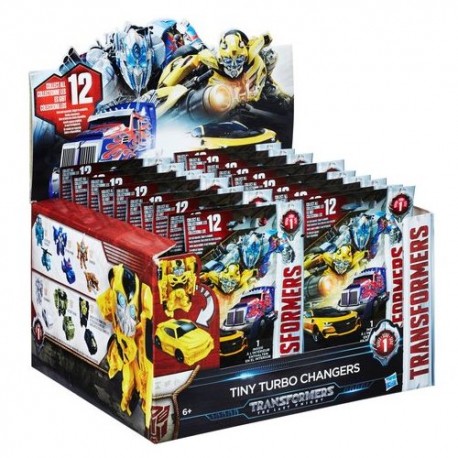 Transformers C0882 Tiny Turbo Changers Figure with Display Blind Bag (Pack of 24)