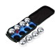 Traditional Garden Games 8 x 73mm Boules in Canvas Bag