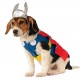 Thor Pet Dog Fancy Dress Super Hero Comic Book Pet Animal Halloween Costume New