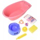 Heless 914Heless 40.5 x 23 x 13 cm Bathtub Set for Doll